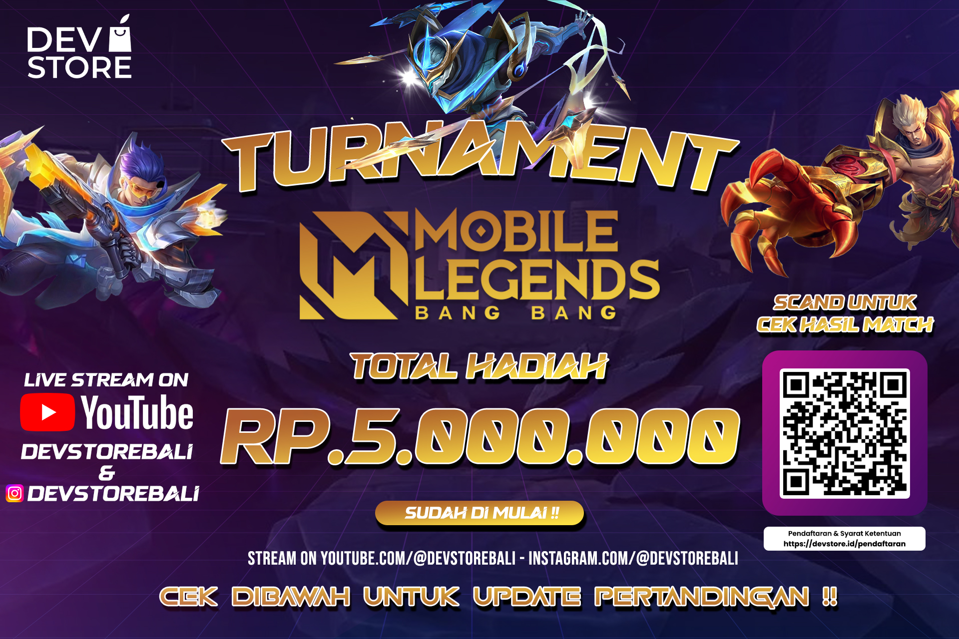 Banner Turnamen Mobile Legends